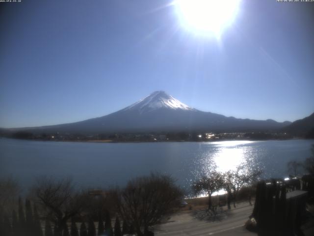 河口湖からの富士山