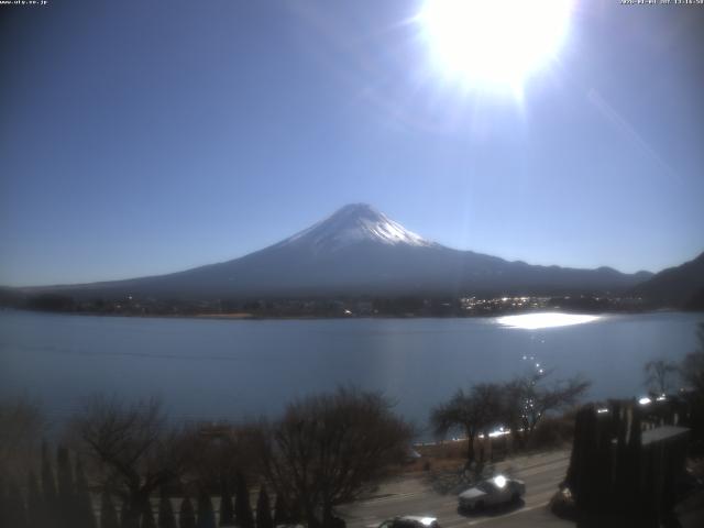河口湖からの富士山