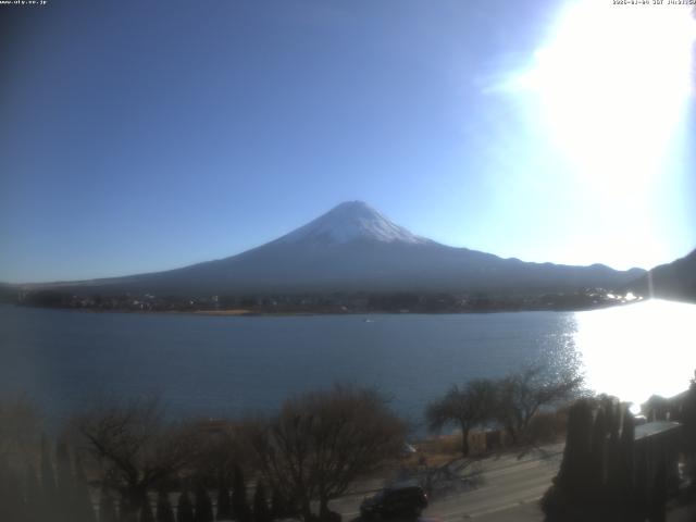 河口湖からの富士山