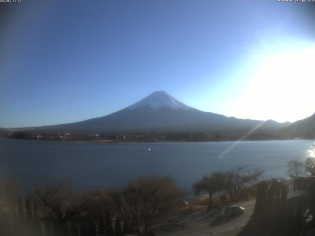 河口湖からの富士山