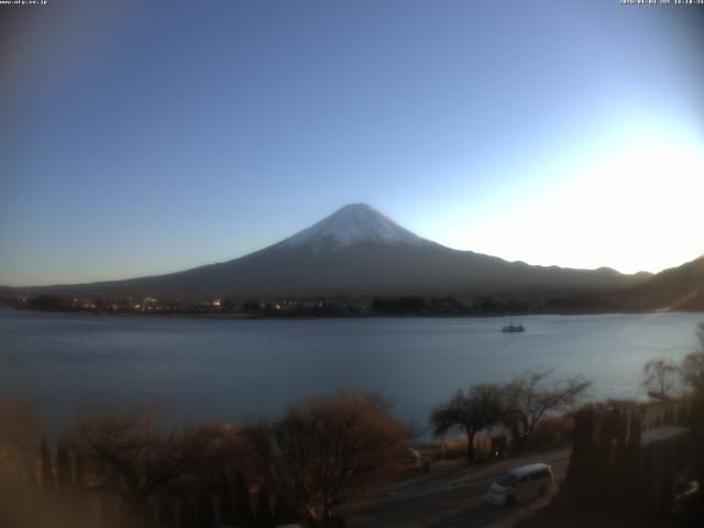 河口湖からの富士山