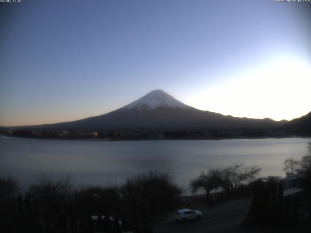 河口湖からの富士山