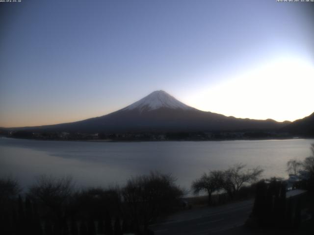 河口湖からの富士山
