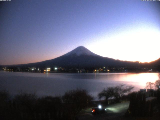 河口湖からの富士山