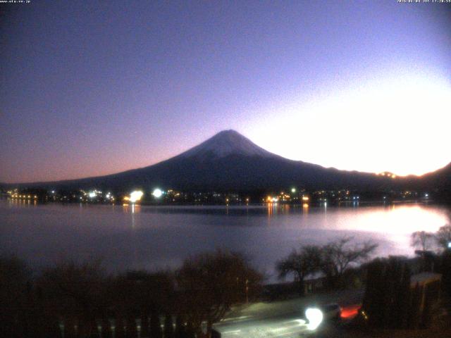 河口湖からの富士山