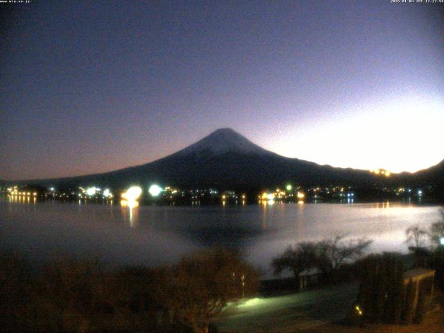 河口湖からの富士山