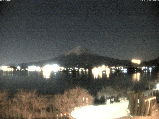 河口湖からの富士山