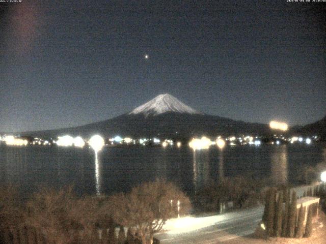 河口湖からの富士山