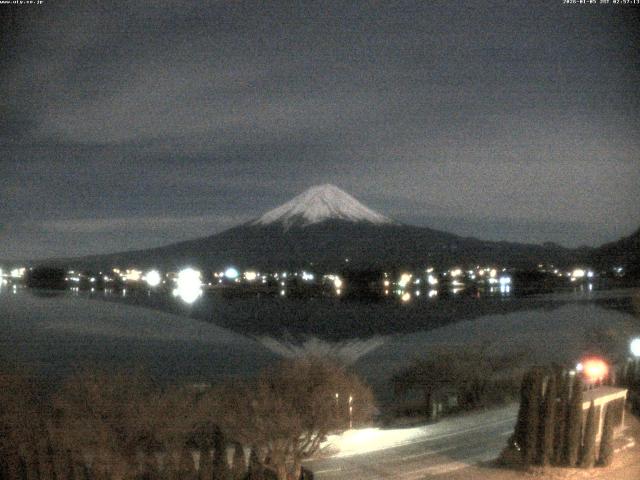 河口湖からの富士山
