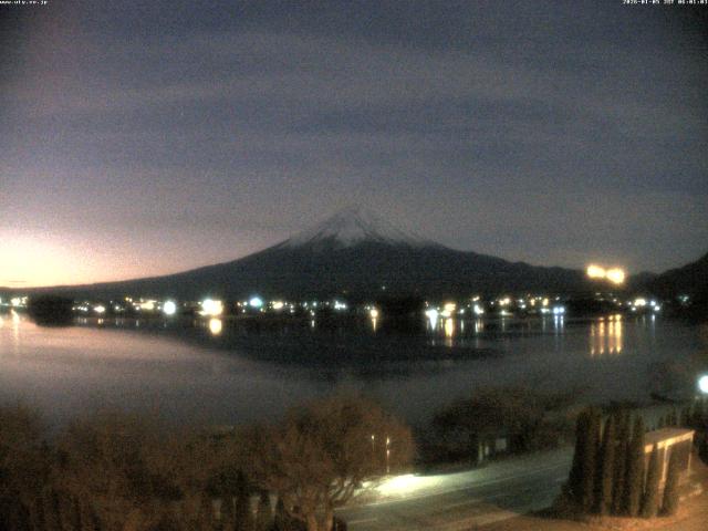 河口湖からの富士山