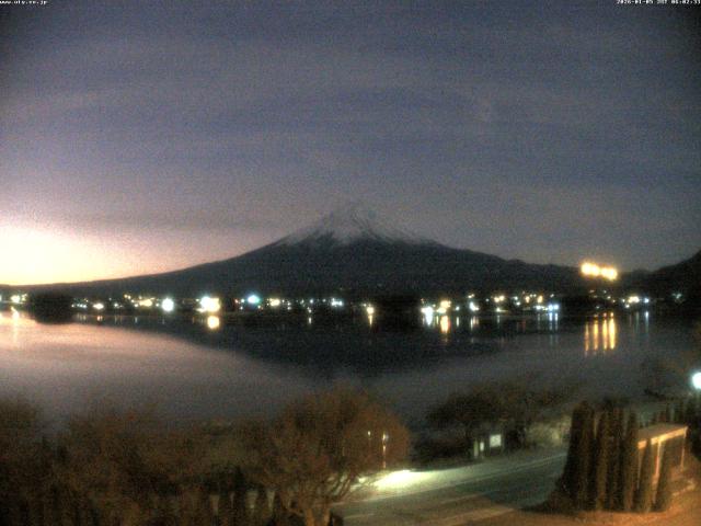 河口湖からの富士山