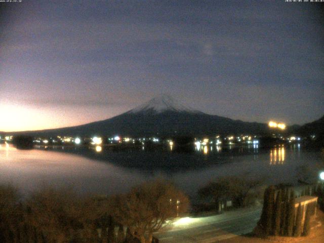 河口湖からの富士山