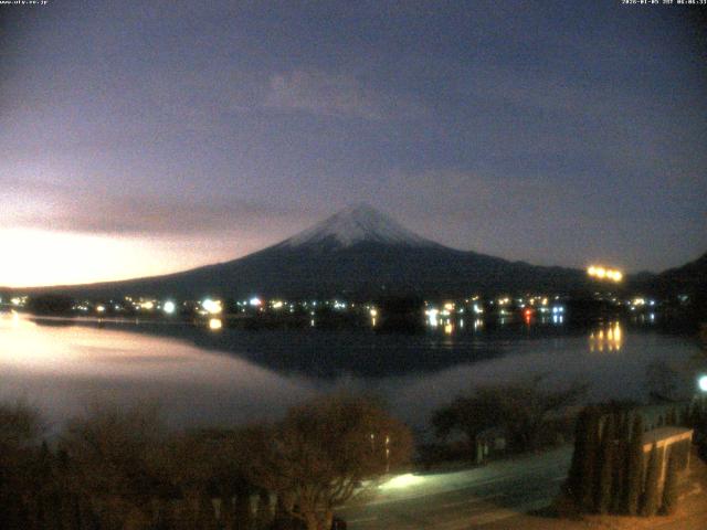 河口湖からの富士山