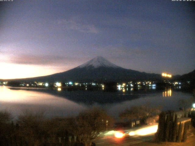河口湖からの富士山