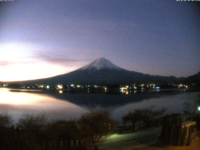 河口湖からの富士山