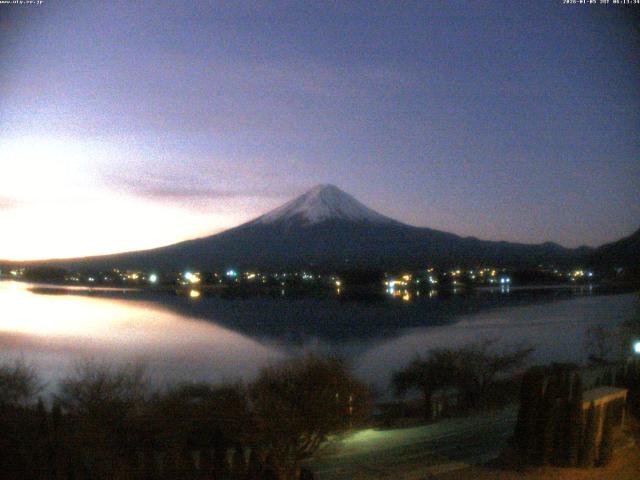 河口湖からの富士山