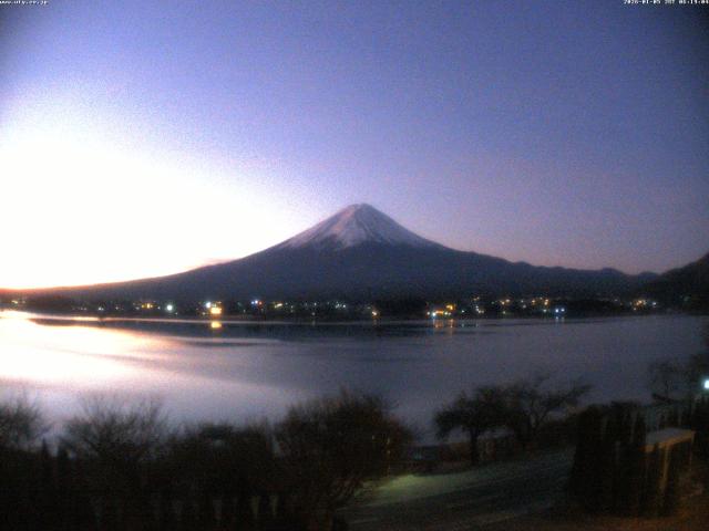 河口湖からの富士山
