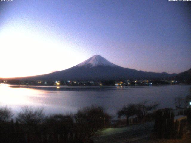 河口湖からの富士山