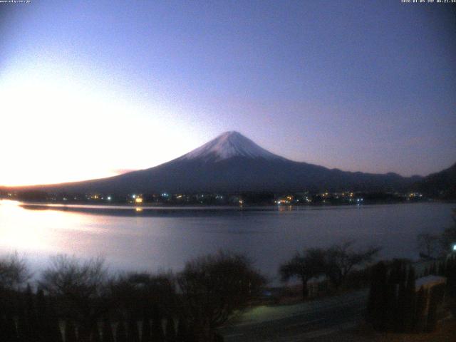 河口湖からの富士山