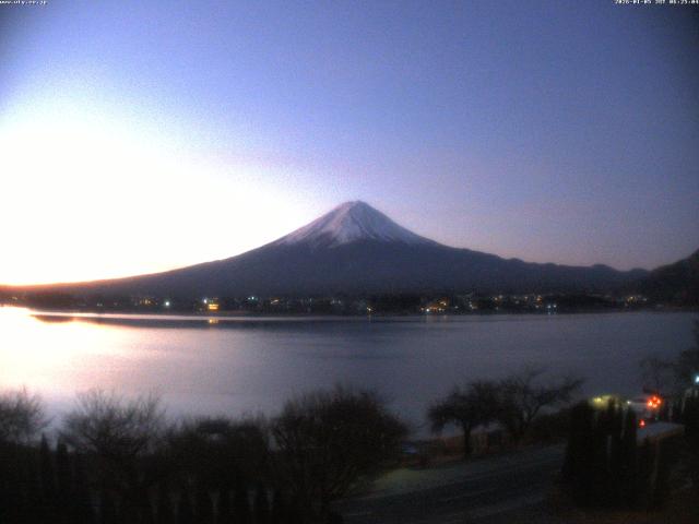 河口湖からの富士山