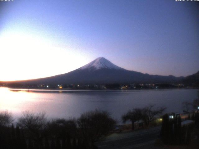 河口湖からの富士山