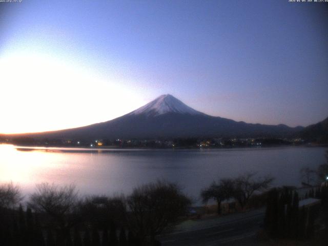 河口湖からの富士山