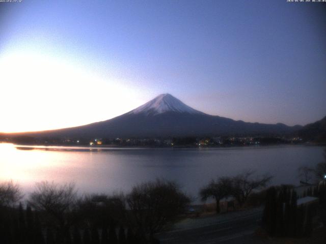 河口湖からの富士山