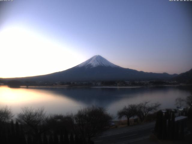 河口湖からの富士山