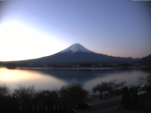 河口湖からの富士山