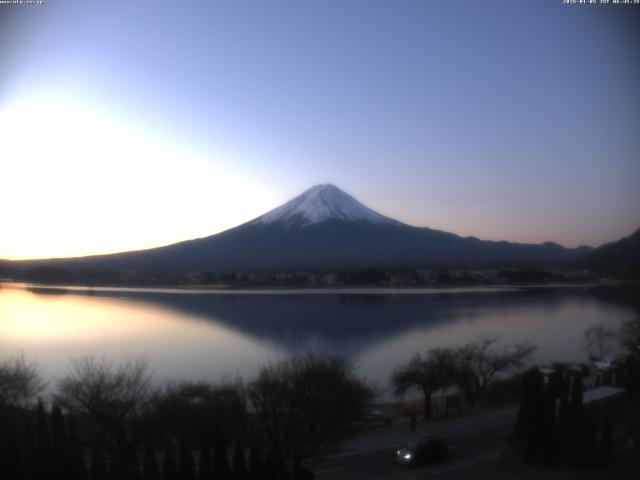 河口湖からの富士山