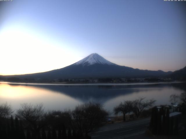 河口湖からの富士山