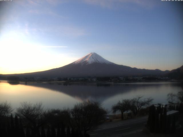 河口湖からの富士山