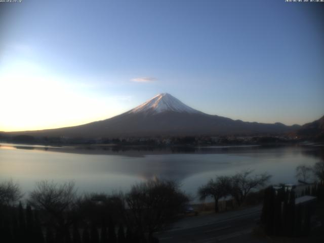 河口湖からの富士山