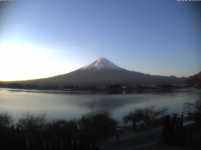 河口湖からの富士山