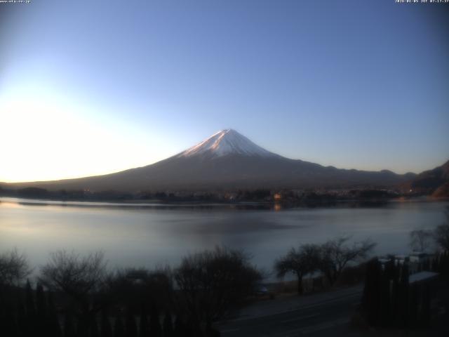 河口湖からの富士山