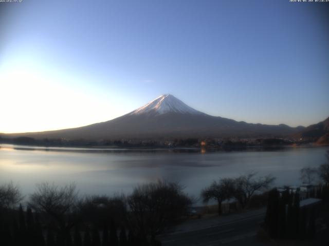 河口湖からの富士山