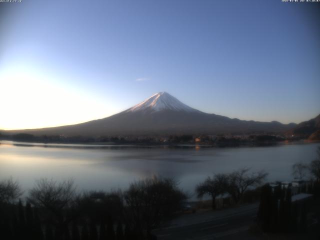 河口湖からの富士山