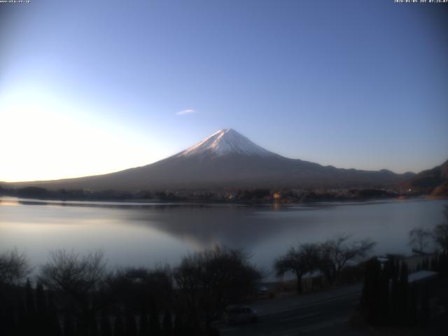 河口湖からの富士山