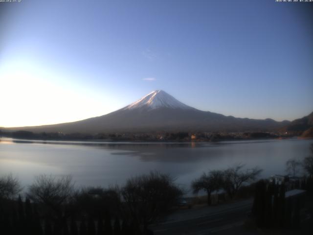 河口湖からの富士山