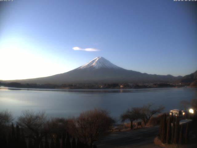 河口湖からの富士山