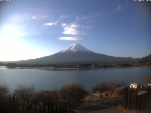 河口湖からの富士山
