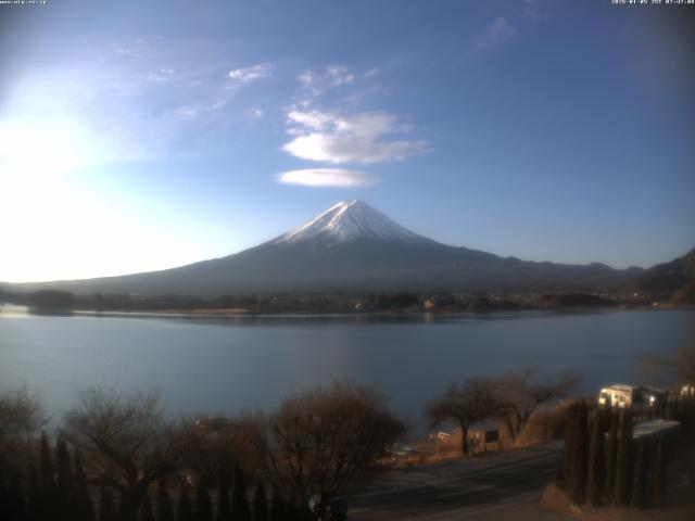 河口湖からの富士山