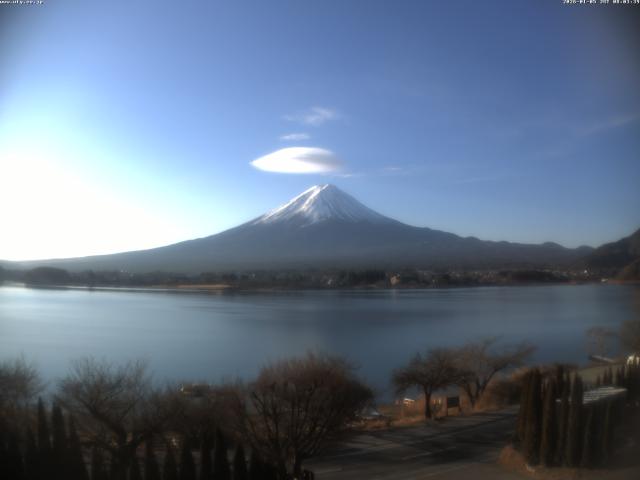 河口湖からの富士山