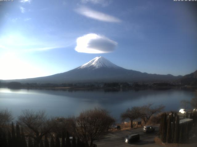 河口湖からの富士山