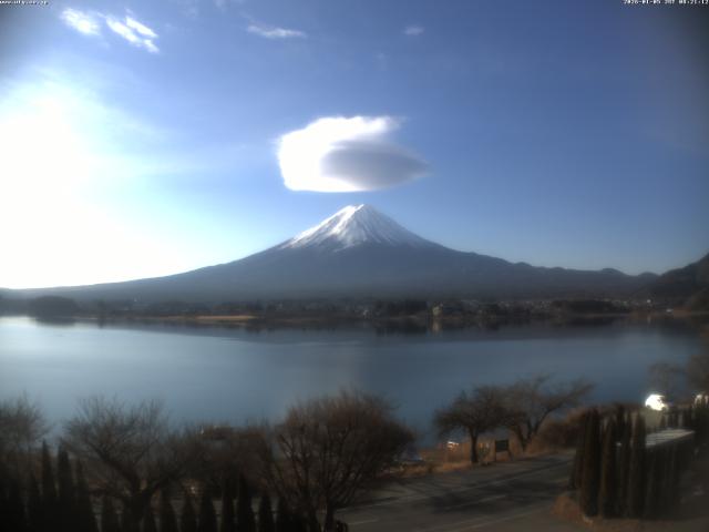 河口湖からの富士山