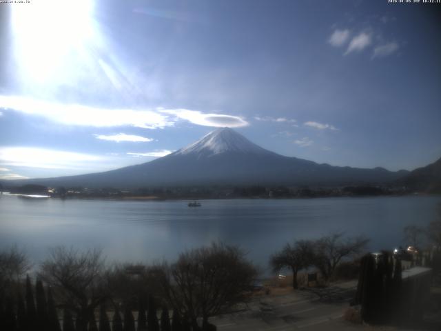 河口湖からの富士山