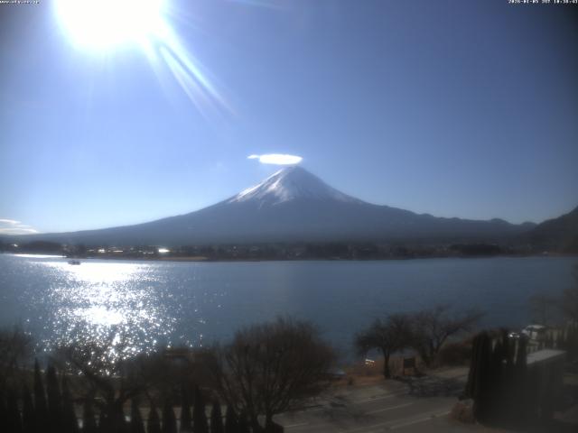 河口湖からの富士山