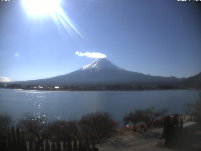 河口湖からの富士山