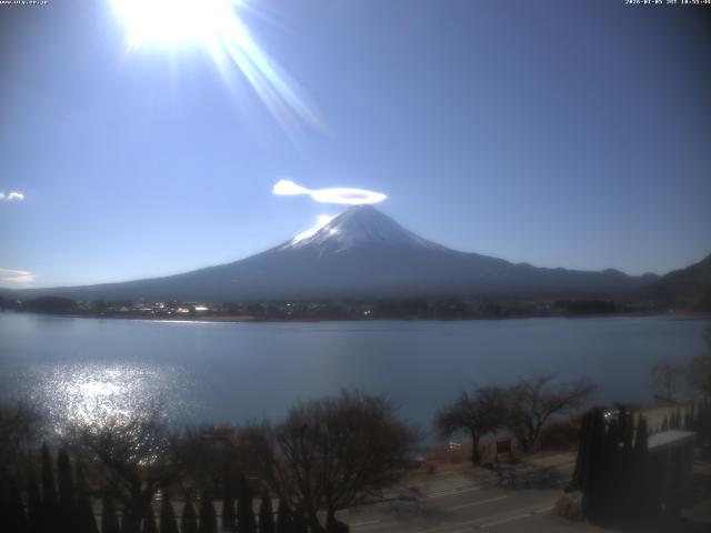 河口湖からの富士山