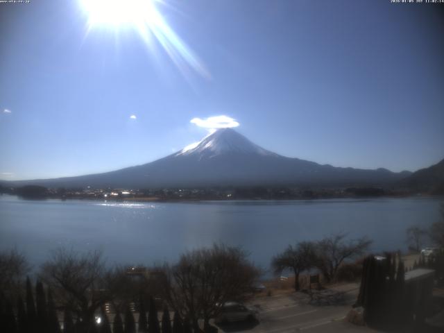 河口湖からの富士山
